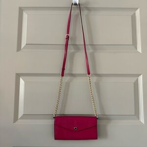 Michael Kors hot pink envelope purse